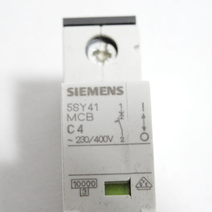 Siemens Leitungsschutzschalter 5SY4104-7 MCB C4 - Maranos.de