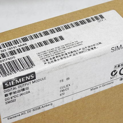 Siemens SM322 6ES7322-1BF01-0AA0 6ES7 322-1BF01-0AA0 / Neu OVP versiegelt