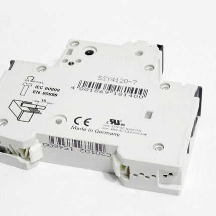 Siemens Leitungsschutzschalter 5SY4120-7 MCB C20 - Maranos.de