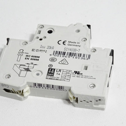 Siemens Leitungsschutzschalter 5SY4108-7 MCB C8 - Maranos.de