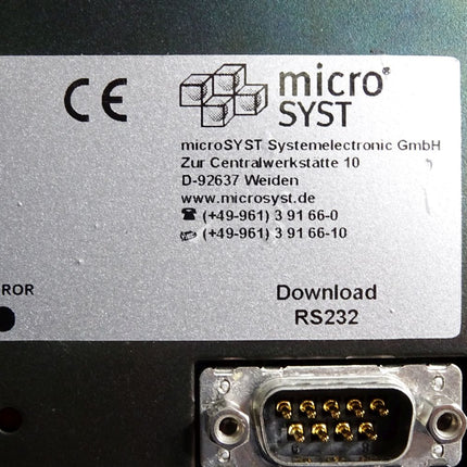 microSYST mitex FI DP VFC 2x20 Panel KPB1VF2-QJ251I63-000 - Maranos.de