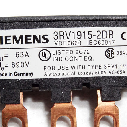 Siemens 3RV1915-2DB 3-Phasen-Sammelschienen - Maranos.de