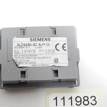 Siemens 3LD9280-3C AJH Hilfsschalter 1S für Bodenbefestigung - Maranos.de