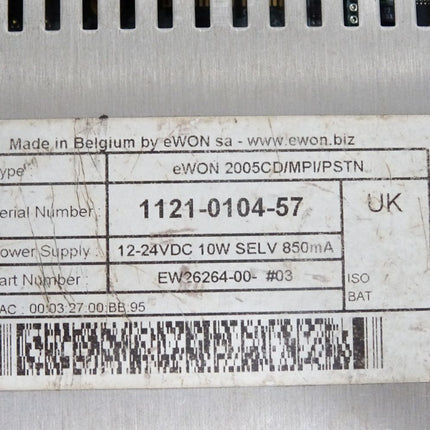 eWON Industrial LAN/Modem Router 2005CD 2005CD/MPI/PSTN EW26264-00