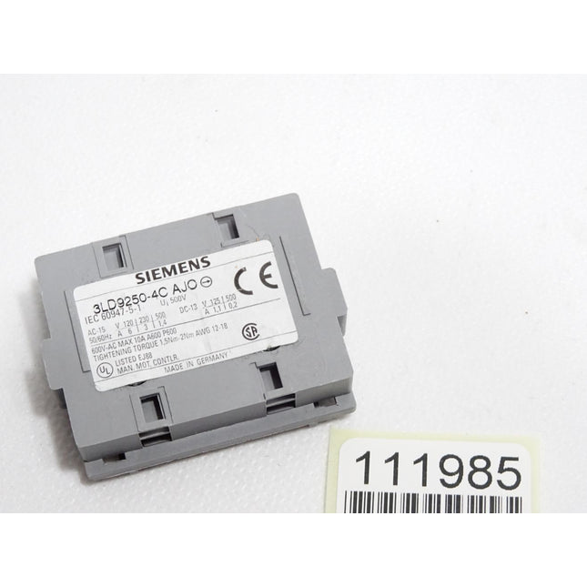 Siemens 3LD9250-4C AJO Hilfsschalter 1 OE für Bodenbefestigung - Maranos.de