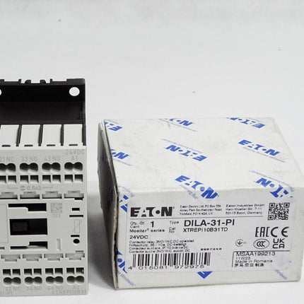 Eaton Hilfsschütz 24VDC DILA-31-PI XTREPI10B31TD / Neu OVP - Maranos.de
