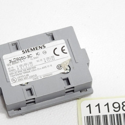 Siemens 3LD9250-3C KI Hilfsschalter 1S für Bodenbefestigung - Maranos.de