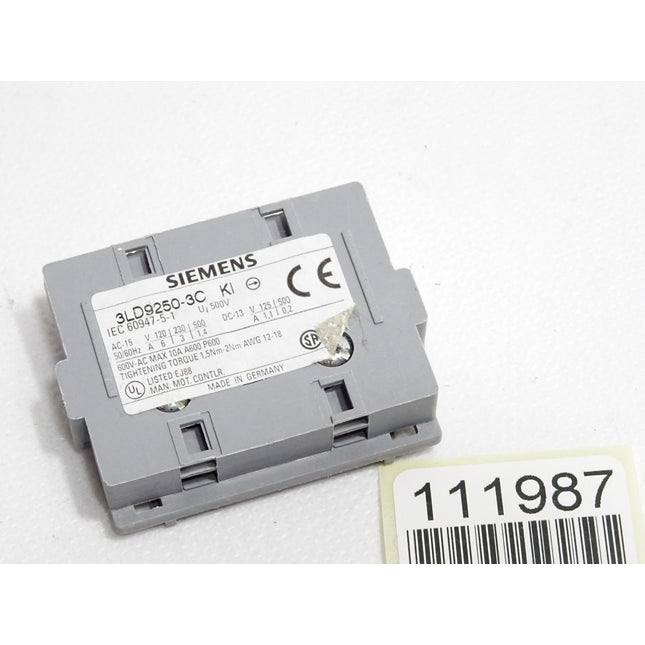Siemens 3LD9250-3C KI Hilfsschalter 1S für Bodenbefestigung - Maranos.de