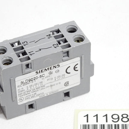 Siemens 3LD9220-5C GI Hilfsschalter 1S+1 OE für Bodenbefestigung - Maranos.de