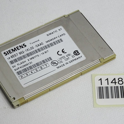 Siemens Memory Card 2MB 6ES7952-1KL00-0AA0 6ES7 952-1KL00-0AA0 - Maranos.de