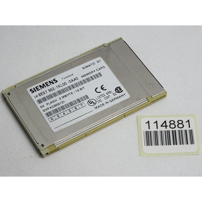 Siemens Memory Card 2MB 6ES7952-1KL00-0AA0 6ES7 952-1KL00-0AA0 - Maranos.de