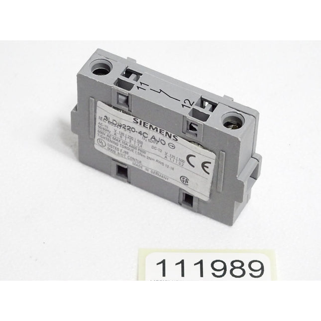Siemens 3LD9220-4C AJO Hilfsschalter 1 OE für Bodenbefestigung - Maranos.de