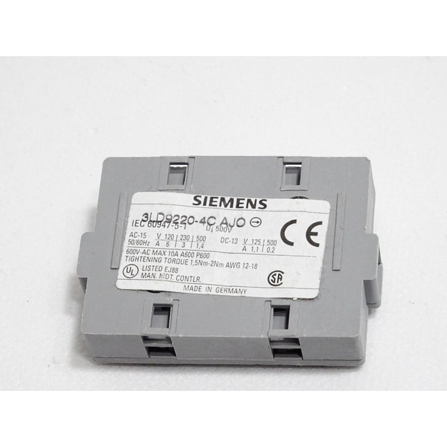 Siemens 3LD9220-4C AJO Hilfsschalter 1 OE für Bodenbefestigung - Maranos.de