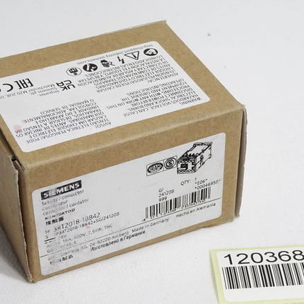 Siemens Hilffschütz 3RT2018-1BB42 / Neu OVP - Maranos.de
