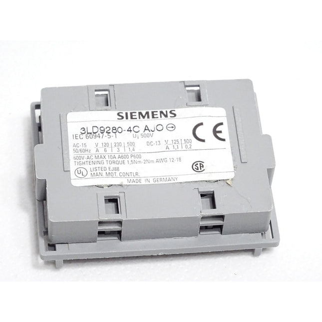 Siemens 3LD9280-4C AJO Hilfsschalter 1 OE für Bodenbefestigung - Maranos.de