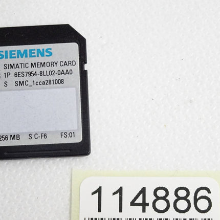 Siemens Memory Card 256MB 6ES7954-8LL02-0AA0 6ES7 954-8LL02-0AA0 - Maranos.de