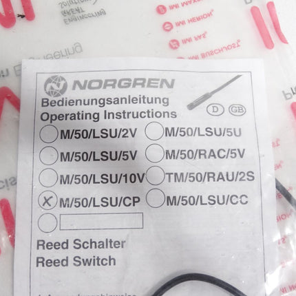 Norgren Magnetschalter Reed Schalter M/50/LSU/CP / Neu OVP - Maranos.de