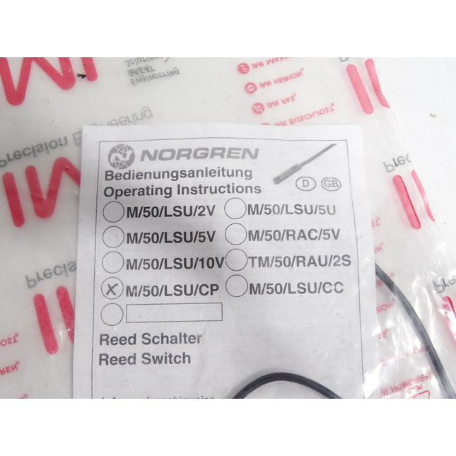 Norgren Magnetschalter Reed Schalter M/50/LSU/CP / Neu OVP - Maranos.de