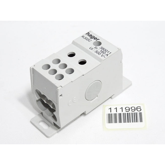 Hager KJ02C 380011 Verteilerblock 160A / Unbenutzt - Maranos.de