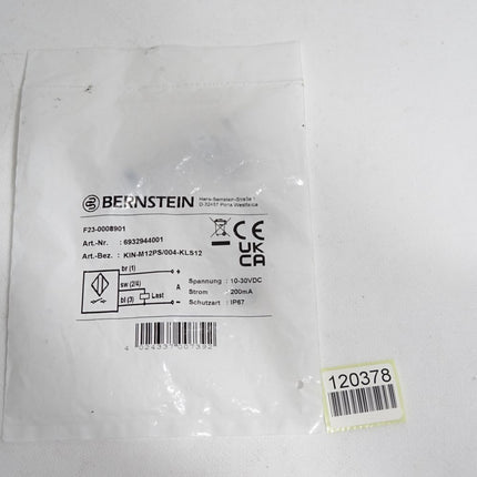 Bernstein Induktiver Näherungsschalter KIN-M12PS/004-KLS12 6932944001 / Neu OVP - Maranos.de