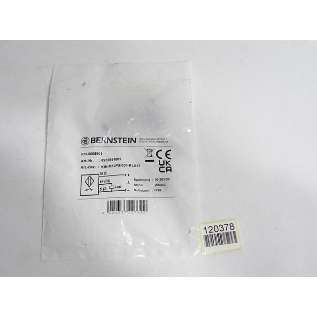 Bernstein Induktiver Näherungsschalter KIN-M12PS/004-KLS12 6932944001 / Neu OVP - Maranos.de