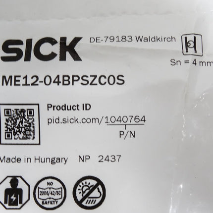 Sick IME12-04BPSZC0S Induktiver Näherungssensor 1040764 / Neu OVP - Maranos.de