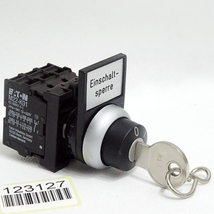 Eaton Schlüsselschalter + M22-K01