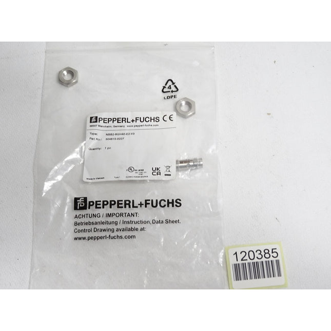Pepperl+Fuchs Induktiver Näherungssensor 304615-0227 NBB2-8GH40-E2-V3 / Neu OVP