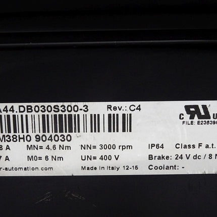 B&R Synchron-Motor 8LSA44.DB030S300-3 Rev.C4 3000rpm / Neuwertig mit Lagerspuren - Maranos.de