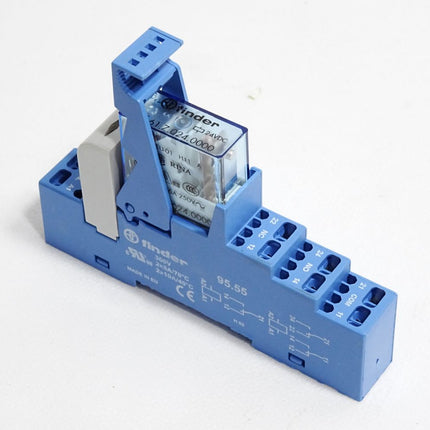 Finder Relais 40.61.7.024.0000 Sockel 95.55 Steckmodul 99.02.9.024.99 Unbenutzt - Maranos.de