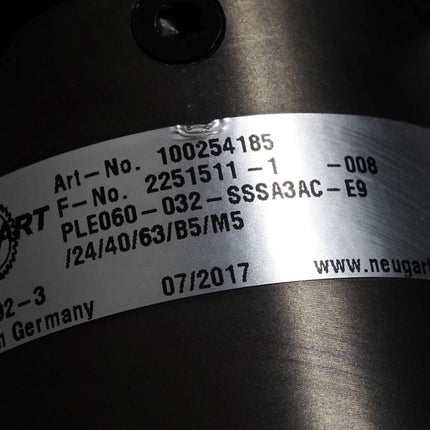 B&R 8LSA25.D9060S200-3 Rev.C4 6000rpm Neugart 100254185 PLE060-032-SSSA3AC-E9 - Maranos.de