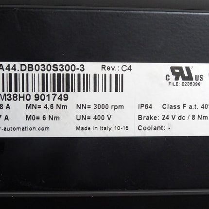 B&R Synchron-Motor 8LSA44.DB030S300-3 Rev.C4 3000rpm / Neuwertig mit Lagerspuren - Maranos.de