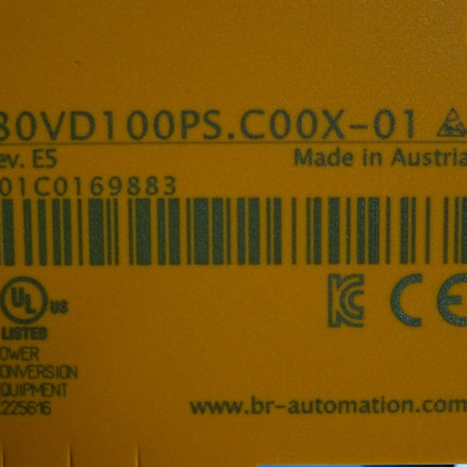 B&R Acopos micro 100S Servo 80VD100PS.C00X-1 Rev.E5 - Maranos.de