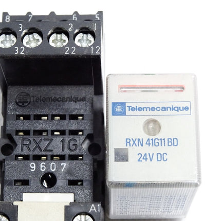 Telemecanique Relais RXN41G11BD Sockel RXZ1G / Unbenutzt - Maranos.de