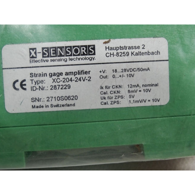 X-Sensors Strain gage amplifier XC-204-24V-2 287229 / Neu - Maranos.de