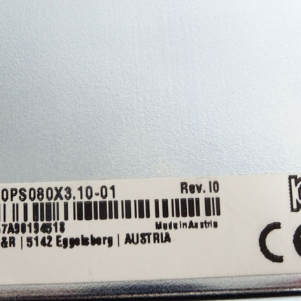 B&R Leistungsversorgungsmodul 80PS080X3.10-01 Rev.I0 / Neuwertig - Maranos.de
