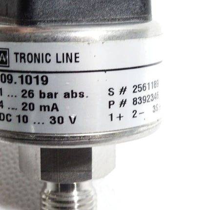Wika Drucksensor Tronic Line 891.09.1019 1…26bar 4…20mA 10…30V 8392346 Unbenutzt - Maranos.de