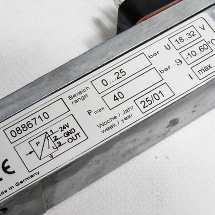 Norgren Drucksensor 0886710 0…25bar max 40bar 18…32V -10…60°C - Maranos.de