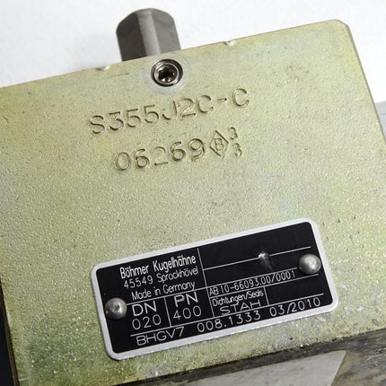 Böhmer Kugelhähne AB10-66093.00/0001 BHGV7 008.1333 - Maranos.de