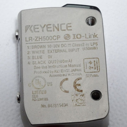 Keyence LR-ZH500CP Abstandsbasierter Lasersensor - Maranos.de