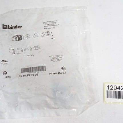 Binder Stecker 9951130005 / Neu OVP
