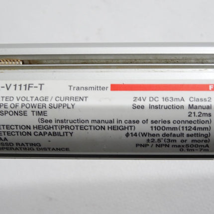 Keyence Sicherheitslichtvorhang SL-V111F SL-V111F-T Transmitter - Maranos.de