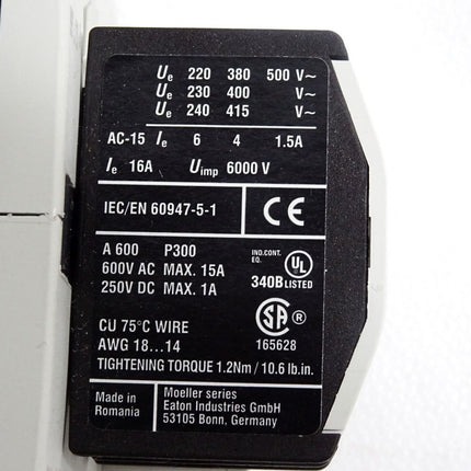 Eaton DILM50 XTCE050D 380V50/60Hz + DILM150-XHI11 XTCEXFBG11  / Unbenutzt