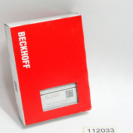 Beckhoff EtherCAT-Leistungsmessklemme EL3433 Rev.0018 / Neu OVP versiegelt - Maranos.de