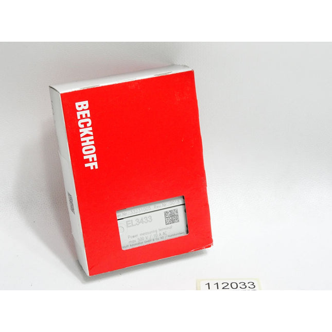 Beckhoff EtherCAT-Leistungsmessklemme EL3433 Rev.0018 / Neu OVP versiegelt - Maranos.de