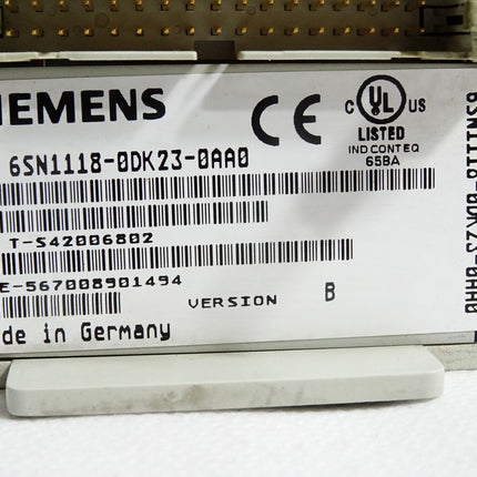 Siemens Simodrive 611 Regelungseinschub 6SN1118-0DK23-0AA0 Version B