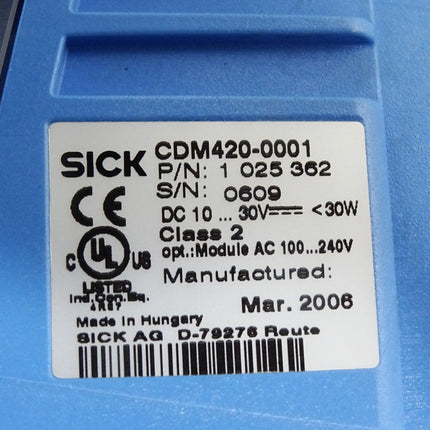 Sick CDM Verteilerbox CDM420-0001 1025362 / Neu OVP