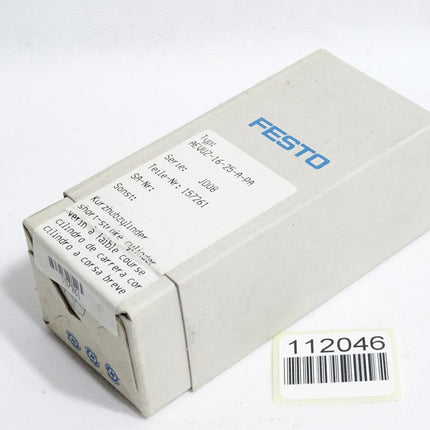 Festo Kurzhubzylinder 157261 AEVUZ-16-25-A-P-A / Neu OVP versiegelt - Maranos.de