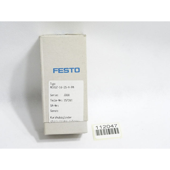 Festo Kurzhubzylinder 157261 AEVUZ-16-25-A-P-A / Neu OVP - Maranos.de