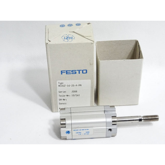 Festo Kurzhubzylinder 157261 AEVUZ-16-25-A-P-A / Neu OVP - Maranos.de